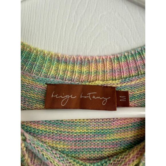 Beige Botany Women’s Crewneck Sleeveless Pastel Marled Sweater Dress size Medium - Picture 4 of 5